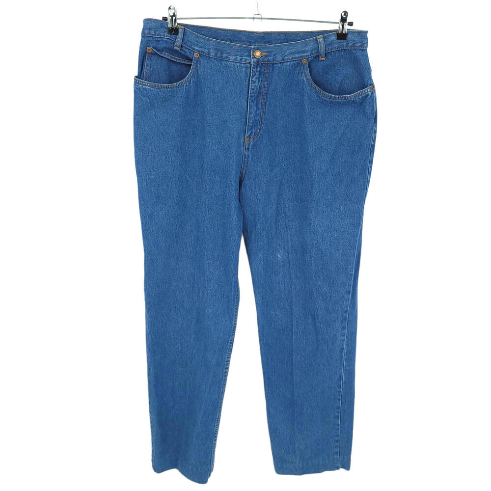 Vintage Pendleton Jeans Womens 18 High Rise Mom Jeans Straight 80s Blue‎ Denim